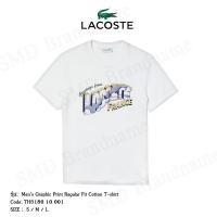 ราคา Lacoste เสื้อยืดคอกลมผู้ชาย รุ่น Men’s Graphic Print Regular Fit Cotton T-shirt Code: TH5180 10 001 (21145817913)