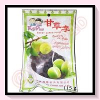 ราคา บ๊วยหวาน ฟูจิ SWEET CURED PLUM (FUJI Plum) 甘草季 น้ำหนัก 115 กรัม (19237690316)