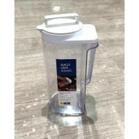 ราคา ที่ใส่น้ำ หูจับ เหยือกน้ำพลาสติก Super Lock ทรงรี ปลอดสาร BPA ขนาด 1.5 ลิตร (40912850209)