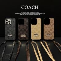 ราคา ร้อนหรูหราCoachหนังเคสโทรศัพท์เข้ากันได้สําหรับIPhone 16 Pro MaxสําหรับIP 14 Pro Max 15 Plus 13 Promax 11 12 PM Hardกันกระแทกป้องกันกรณีCrossbody Lanyard (42454129000)