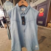 ราคา Mc Jeans แท้ 100% (MC LADY) Product ID : MWSZ104 เสื้อเชิ๊ตผู้หญิงแขนกุด ทรง boyfriend fit ยีนส์นิ่มเนื้อไม่หนา ใส่สบาย (20765730296)