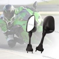 ราคา Motorcycles Left & Right Black Rear View Side Mirrors For Kawasaki NINJA ZX6R ZX-6R 2005-2008 05-08 (51653312931)