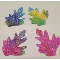 ราคา ใบไม้กระดาษสา ดอกกระดาษสา งานฝีมือ งาน DIY งาน handmade ประดิษฐ์ดอกไม้ ประดับบอร์ด (100ชิ้น/แพ็ค) (11825121400)