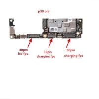 ราคา 2X USB ชาร์จพอร์ต FPC connector สําหรับ Huawei P30 Pro P30Pro Lcd Fpc Logic บนเมนบอร์ด mainboard 50pin 32pin (41478079698)