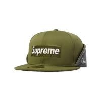 ราคา Supreme WINDSTOPPER Earflap Box Logo New Era Olive Unused (25297981986)