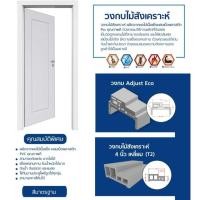 ราคา วงกบไม้สังเคราะห์ 2x4" PW วงกบไม้สังเคราะห์ 2x4 90x200 (4717437616)