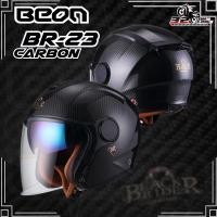 ราคา หมวกกันน็อคครึ่งใบ BEON BR-23 CARBON ลายใหม่ล่าสุด ส่งไว!! 320sp.Online (26265676188)