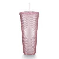 ราคา ‍♀️ Starbucks Bling Pink Glitter Cold Cup 24oz. (12161160732)