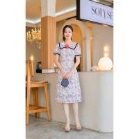 ราคา เดรสให้นมPetal Pearl เดรสสีชมพู ม่วง (28388887764)