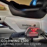 ราคา Goldwing 1500 Accessories LED Lighting System For Honda Goldwing 1500 GL 1500 Lighting Foot Peg Cov (53154121160)