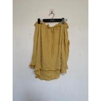 ราคา เสื้อปาดไหล่สีเหลืองมัสตาร์ด (25722140855)