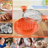 ราคา สุดยอด เครื่องทําลายเอกสาร, เครื่องมือทําลายเอกสารไก่ที่มองเห็นได้บิด, เนื้อไก่หมูกันลื่นด้ามจับเครื่องบดเนื้อที่แข็งแกร่งสําหรับอกไก่ (44854337089)