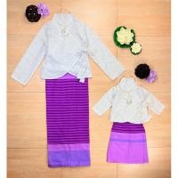 ราคา ชุดคู่แม่ลูก ชุดไทยคู่แม่ลูก ชุดออกงานคู่แม่ลูก (8916408869)