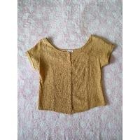 ราคา เสื้อครอปผ้าลินินกระดุมหน้า (21308399351)