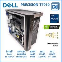 ราคา DELL Precision T7910 Workstation Xeon E5-2697V4 36C/72T RAM64GB m.2 NVMe512GB + SAS 4TB คอมพิวเตอร์ทำงาน (6257034883)