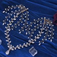 ราคา สายคาดผมงานแต่งงานพร้อมมงกุฎคาดผมจากพลอยสวารอฟสกี้ สินค้าตกแต่งผมสำหรับเจ้าสาว (42227350954)