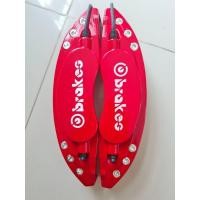 ราคา ฝาครอบดิสสีแดงไซร์Lใส่ล้อแม็กขอบ18ถึง20ใส่รถยนต์ได้ทุกรุ่น (41704035174)