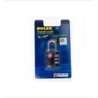 ราคา SOLEX กุญแจรหัส 3 รหัส มาตรฐาน TSA สำหรับ ล็อคสิ่งของมีค่า กระเป๋า กระเป๋าเดินทาง (4213844241)