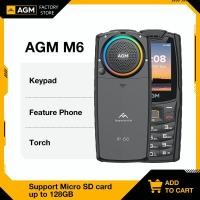 ราคา AGM M6 4G Unlocked Phone IP68 Push-Button Keypad Phone 2500mAh Rugged Phone Dual SIM Feature Phone Celular For Senior (19188699590)