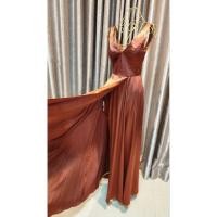 ราคา ชุดราตรีสีอิฐ ชุดราตรีสีส้ม Size S ชุดราตรี ชุดออกงาน ชุดเพื่อนเจ้าสาว ชุดไปงานแต่ง ชุดเดินพรมแดง (29943244848)