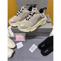 ราคา ❤️Used Like new Balenciaga Triple S high Trainers " Beige " Size37 วัดซอฟได้ 24-24.5CM มือ 2 (23052678740)