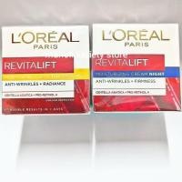 ราคา Loreal REVITALIFT 50 มล. Day Night Cream ลอรีอัล ปารีส รีไวทัลลิฟท์ เดย์ครีม SPF 35 PA+++ ไนท์ครีม L'Oreal (9914053003)
