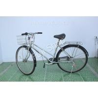 ราคา จักรยานแม่บ้านญี่ปุ่น - ล้อ 28 นิ้ว - มีเกียร์ - Panasonic - สีเงิน [จักรยานมือสอง] (15192193682)