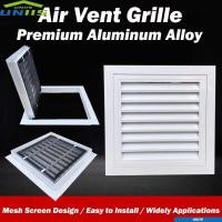 ราคา ตะแกรงช่องระบายอากาศ UNIIS, พร้อมช่องระบายอากาศแบบตะแกรงสี่เหลี่ยมตาข่าย, ผนังภายนอกตะแกรงระบายอากาศอลูมิเนียมอัลลอยด์ (52155930782)