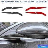 ราคา สําหรับ Mercedes Benz C-Class W206 2022-2024 กระจกมองหลัง Anti-Collision คาร์บอนไฟเบอร์ตกแต่งรถอุปกรณ์เสริม Stickerauto ชิ้นส่วนตกแต่งรถ (53254544687)