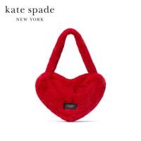ราคา Kate Spade New York กระเป๋าโท้ท/กระเป๋าทรงสี่เหลี่ยมรุ่น Luver Faux Fur Heart Tote KJ903 600 สี Cherry Rouge (44850998359)