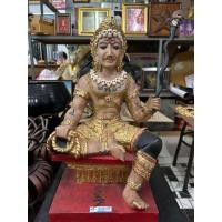 ราคา รูปปั้นพระยายมราชองค์ใหญ่ เนื้อเรซินเก่า ปลุกเสกแล้ว (มีตำหนิตามอายุตามภาพ) (29588777952)
