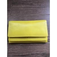 ราคา กระเป๋าหนังแท้ สีเขียวเลม่อน2ชั้น (19740225993)