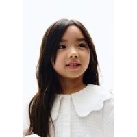 ราคา H&M(เอชแอนด์เอ็ม) เสื้อเบลาส์ผ้าฝ้ายเนื้อสัมผัส Girls Textured cotton blouse 1329228_1 (51804571622)