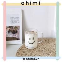 ราคา OHIMI ถ้วยแก้วหน้ายิ้มพร้อมที่จับ (27580997929)