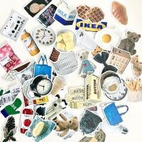 ราคา ส่งจากไทย (เซต 50 แผ่น) Sticker สติกเกอร์ สติกเกอร์อิเกีย สติกเกอร์น่ารัก IKEA ติดตกแต่งของต่างๆ โน๊ตบุ๊ค สมุด โปสการ์ (49054029251)