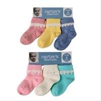 ราคา ถุงเท้าเด็กสีพาสเทล Carters แพ็ค 3 ตัว (KK0013) (44202474622)