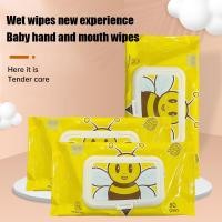 ราคา ChictrendchictrendLittle Bee Hand Mouth Wet Tissue Little Yellow Duck Wet Tissue Portable Cleaning Wet Tissue (54800866762)
