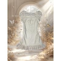 ราคา เดรสมือสองสีขาวลูกไม้ (40619240035)