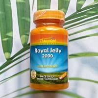 ราคา Royal Jelly นมผึ้ง 2000 mg 60 Capsules (Thompson) อาหารเสริมนำเข้าจากอเมริกา (1460727851)