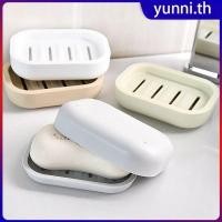 ราคา จานสบู่ทรงสี่เหลี่ยมสองชั้นพร้อมฝาปิด กล่องใส่สบู่ระบายน้ำพลาสติกในห้องน้ำในครัวเรือน พกพาสะดวก จัดเก็บของได้อย่างสร้างสรรค์ Yunni (43051500844)