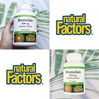 ราคา โบรมีเลน สารสกัดจากแกนสับปะรด Bromelain, 500 mg, 90 or 180 Capsules (Natural Factors®) ช่วยในการย่อยอาหาร (8245702822)