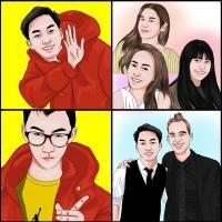 ราคา รับวาดรูปใส่กรอบลอย รูปวาดใส่กรอบราคาถูก (9266807254)