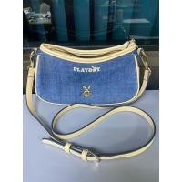 ราคา กระเป๋าสะพายข้าง Playboy ของแท้ (มือสอง) (24622266267)