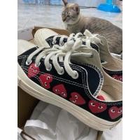 ราคา ♞,♘,♙รองเท้ามือสอง Converse X Play Comme Des Garcons Chuck 2025 (41811835019)