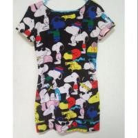 ราคา พร้อมส่งอก32-38 เดรสมือ2 ลายสนูปปี้ (945586241)
