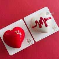 ราคา วันวาเลนไทน์จีนขนมฝรั่งเศสมุมพีชหัวใจรักมูสแม่พิมพ์บิดรูปหัวใจเค้กแม่พิมพ์ ทําเอง (46256036889)