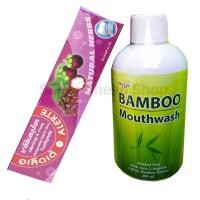 ราคา Orygis Bamboo Mouthwash น้ำยาบ้วนปากสมุนไพรไม้ไผ่ แบมบู เม้าท์วอช & ยาสีฟันสมุนไพรเปลือกมังคุด (1471390677)
