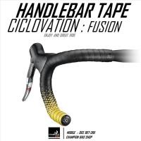 ราคา ผ้าพันแฮนด์เสือหมอบ CICLOVATION : FUSION SERIES HANDLEBAR TAPE สีดำด้าน-เหลือง (25252281236)