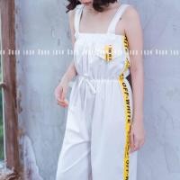 ราคา จั๊มสูท off white พร้อมส่ง (1320127542)