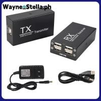 ราคา Wayne_Stella120M USB Extender 4 พอร์ต USB1.1 Hub Extender Over RJ45 Ethernet USB UTP Extension Transmitter Receiver (56455059328)